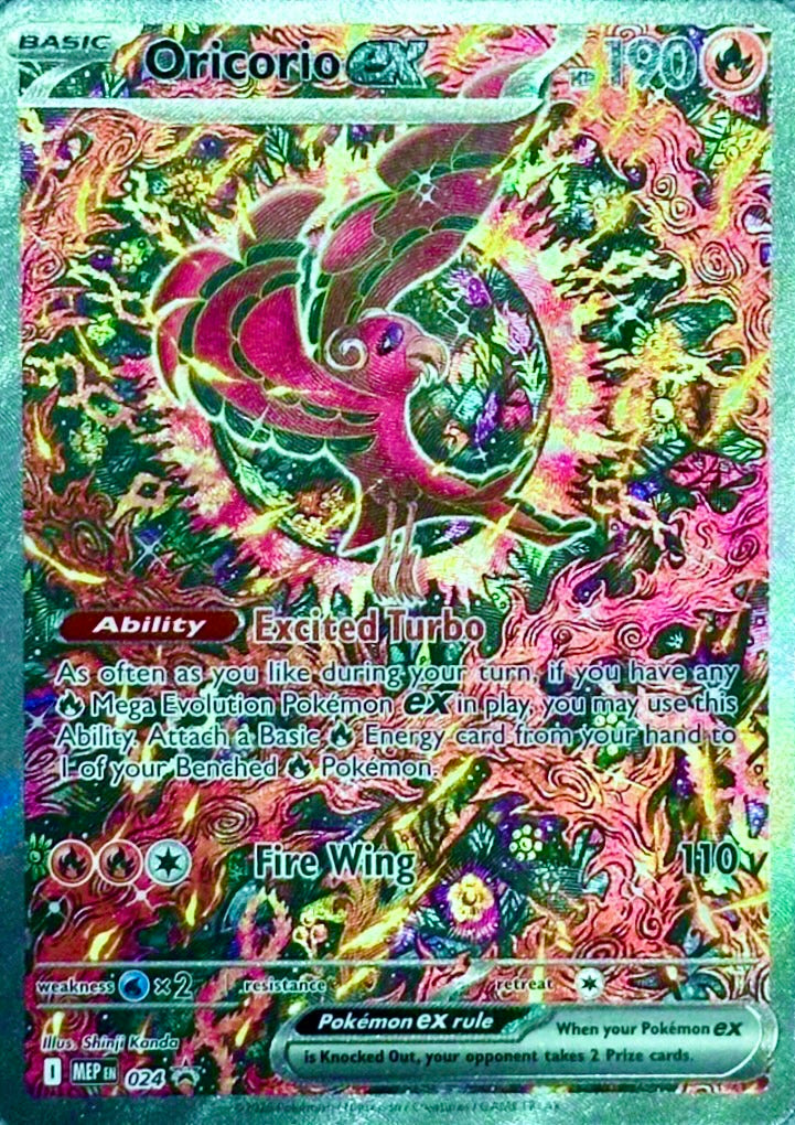【お取り寄せ商品】【英語版】メガリザードンX/オドリドリ 2枚セット(未開封パック)