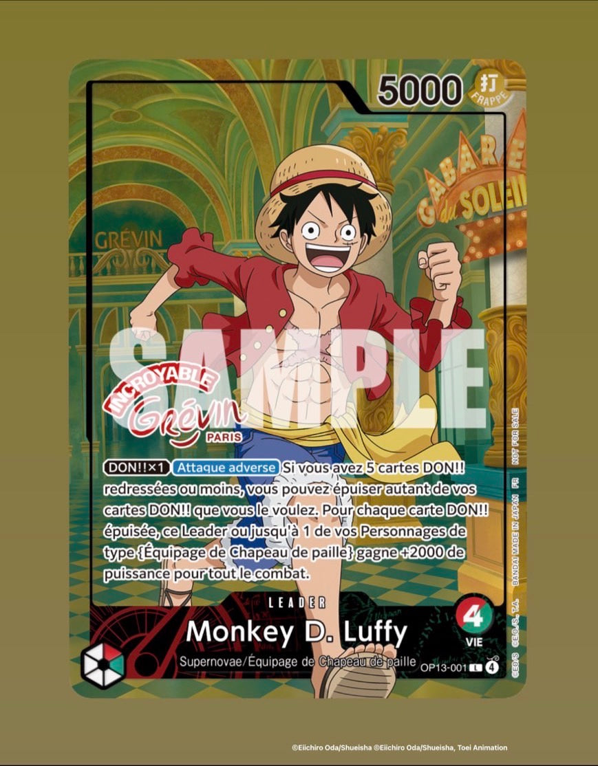 【お取り寄せ商品】モンキー・D・ルフィMusée Grévin LuffyプロモOP13-001