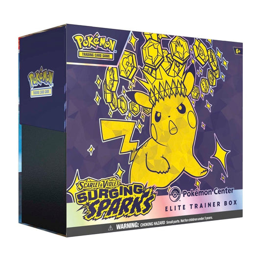 【お取り寄せ商品】【英語版】【ポケセン限定ver】surging sparks pokemon center エリートトレーナーBOX
