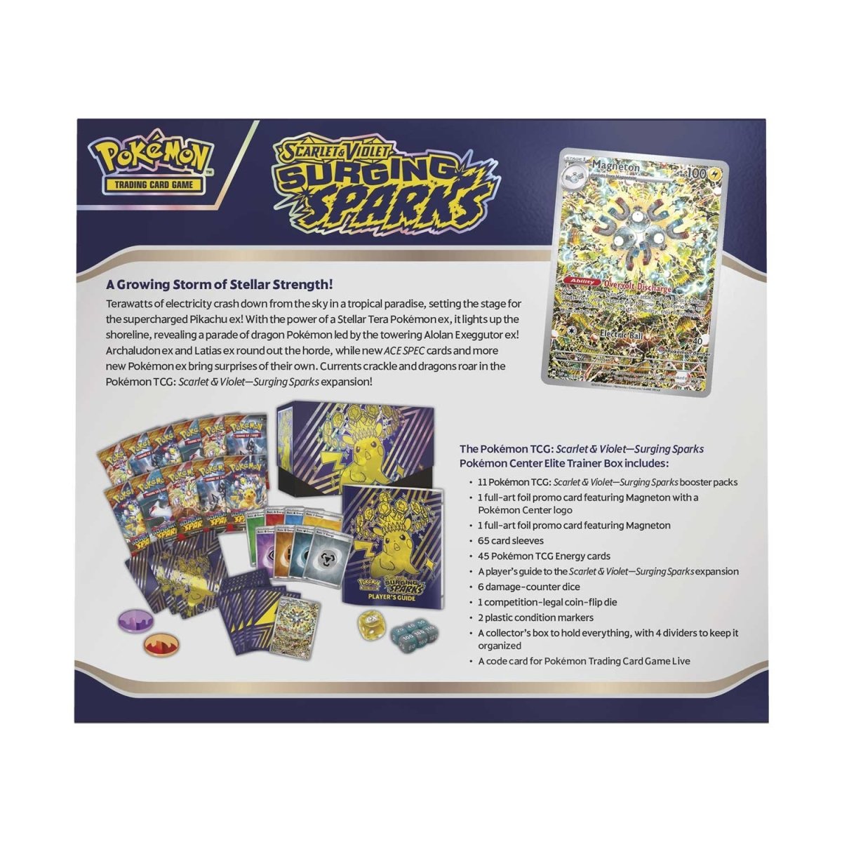 【お取り寄せ商品】【英語版】【ポケセン限定ver】surging sparks pokemon center エリートトレーナーBOX