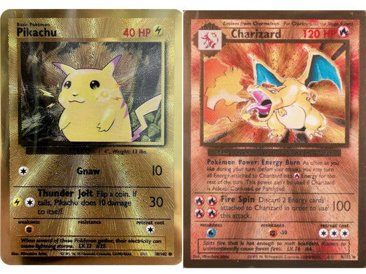 【お取り寄せ商品】【英語版】ゴールドメタル　リザードン・ピカチュウセット